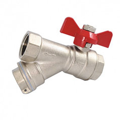 Кран шаровой со встроенным фильтром Italiy ф15 (1/2")  ***