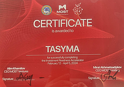 Tasyma на Demo Day программы IRA