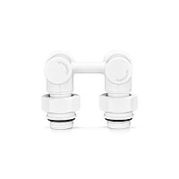 Узел угловой, 1/2"х3/4"EK нижнего подключения, серия VMDV20, белый