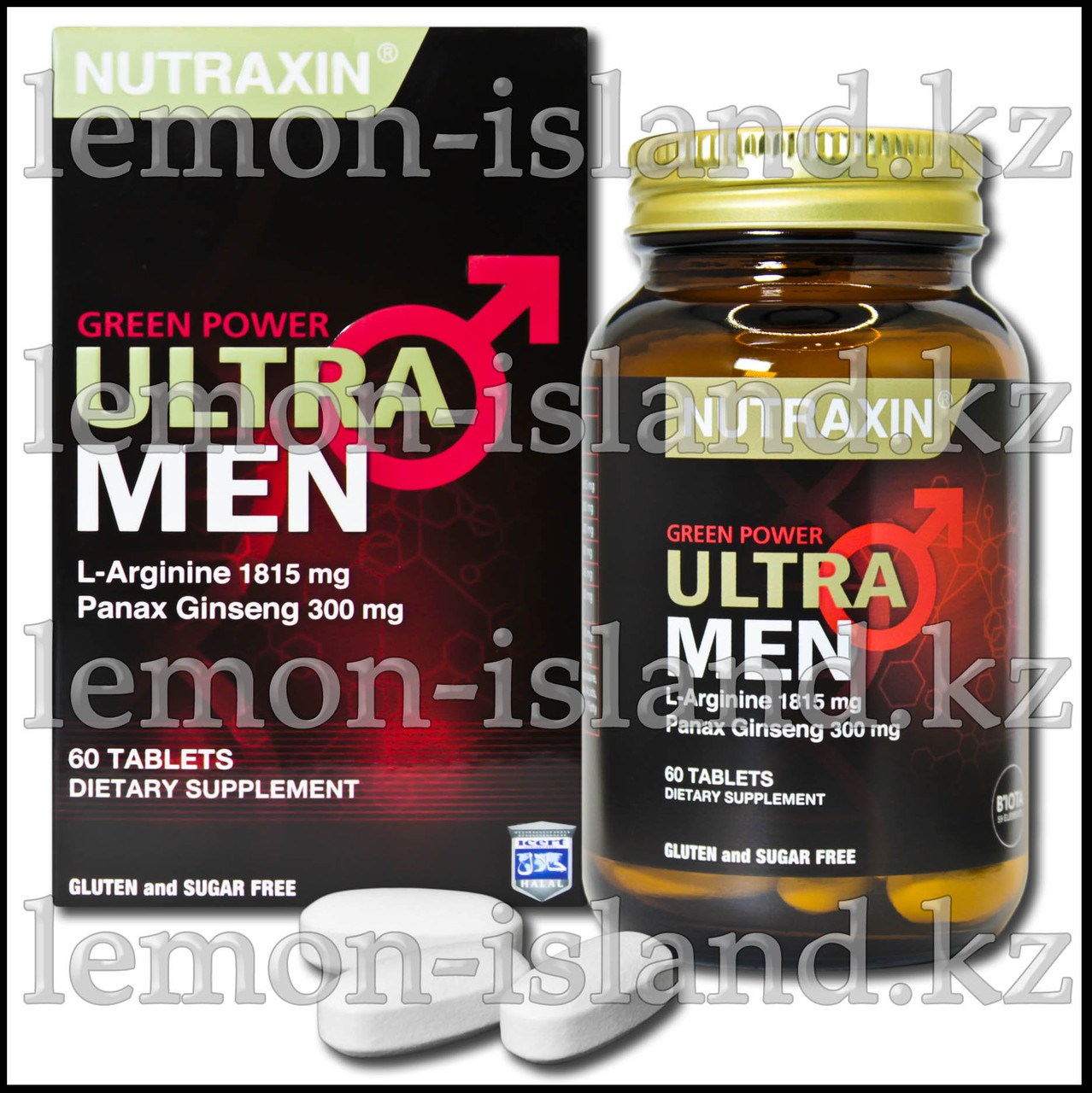 Комплекс для мужской силы и выносливости Ultra Men от Nutraxin (Турция)