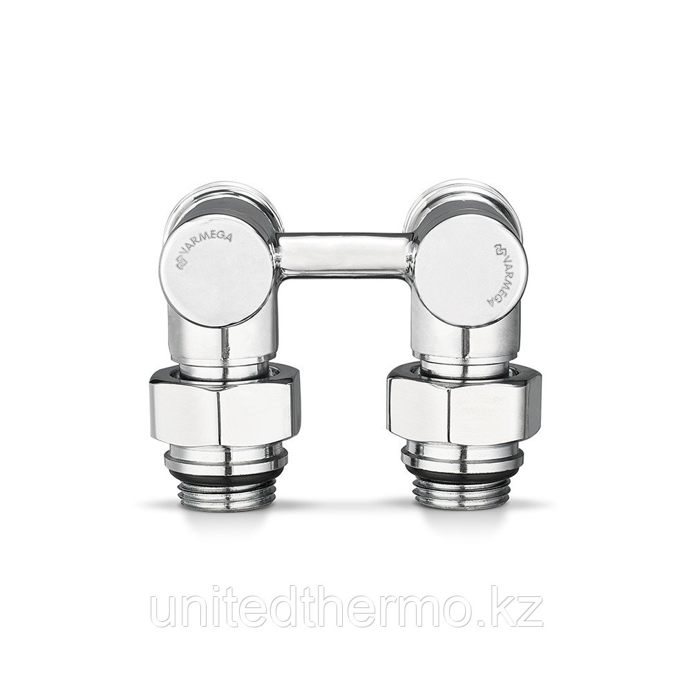 Узел угловой, 1/2"х3/4"EK нижнего подключения, серия VMDV20, хром
