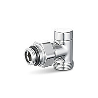 Узел угловой, 1/2"х3/4"EK нижнего подключения, серия VMDV22, одинарный, хром