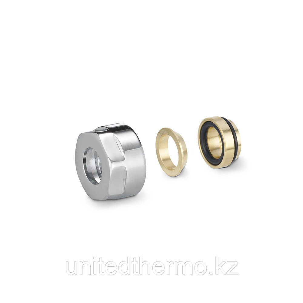 Резьбозажимное соединение, D15 х 3/4"EK, хром