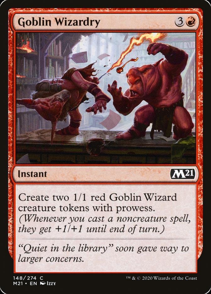 MTG Single card Goblin Wizardry-M21-Instant Eng