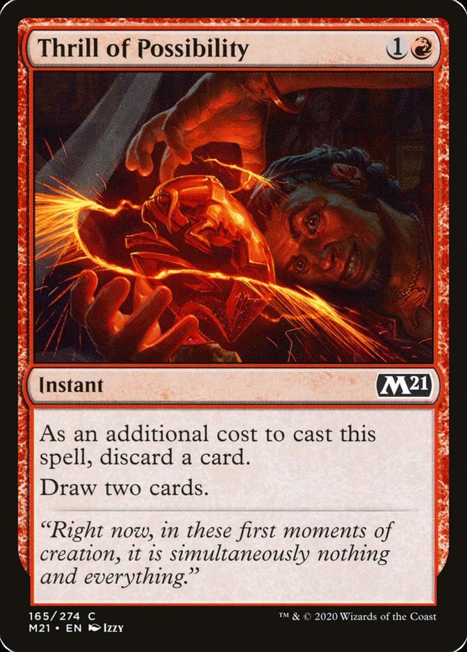 MTG single card Thrill of possibility instant M21 Eng