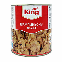 King Резаные шампиньоны 3100мл