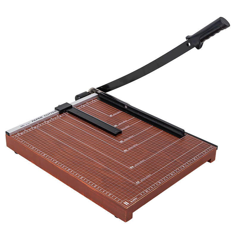 Резак для бумаг Deli, А3 формат, 460x380 мм, сабельный, дерево, фото 1