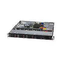 Серверная платформа, SUPERMICRO, SYS-110T-M, 1U, LGA 1200, 4xDDR4, Hot-swap, 1x400W
