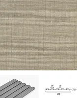 Бамбуковая стеновая панель Лувер H091-Y, 3000х150 мм