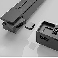 Аспалы желілік трансформатор шамы 1500 мм. F-015-80W. Ақ, қара, фото 9