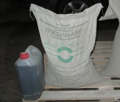 Полимерсиликатный клей-замазка «Диабазит», ТУ 5716-002-41357914-2014