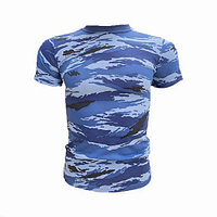 Футболка детская камуфлированная BVR цв. серый камыш