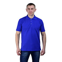 Рубашка-поло васильковая