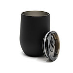 Термокружка с двойной стенкой SOFTO софт-тач, черный, фото 2