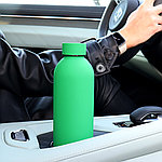 Термобутылка Perfecto софт-тач, зеленый, фото 4