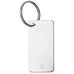 Брелок из переработанного алюминия Convert, серебро, фото 4