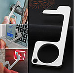 Брелок Stop Bacteria, серебристый, фото 4