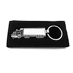 Брелок Truck металлический, серебристый, фото 2