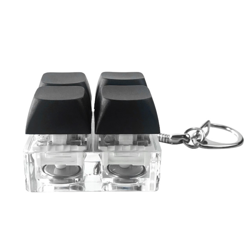 Брелок Press Anti Stress с LED подсветкой, черный, фото 1