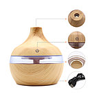 Светодиодный USB арома увлажнитель Holz, коричневый, фото 3