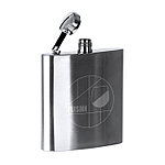 Фляжка WALKER, серебро, фото 4