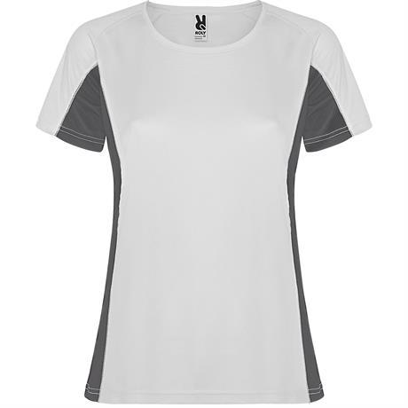 Спортивная футболка SHANGHAI WOMAN женская, белый/темный графит, фото 1
