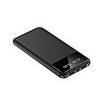 Внешний аккумулятор Dorado 10 000 mAh с фонариком, черный, фото 2