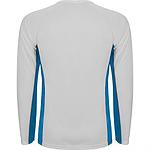 Спортивная футболка SHANGHAI L/S мужская, белый/королевский синий, фото 2