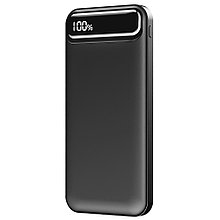 Внешний аккумулятор Groovy 10000 Mah с быстрой зарядкой, черный