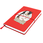 Блокнот A5 Veles в твёрдом переплёте, красный, фото 4