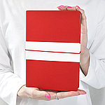 Блокнот A5 Veles в твёрдом переплёте, красный, фото 5