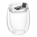 Стакан стеклянный Mango To Go, белый/ черный, фото 2