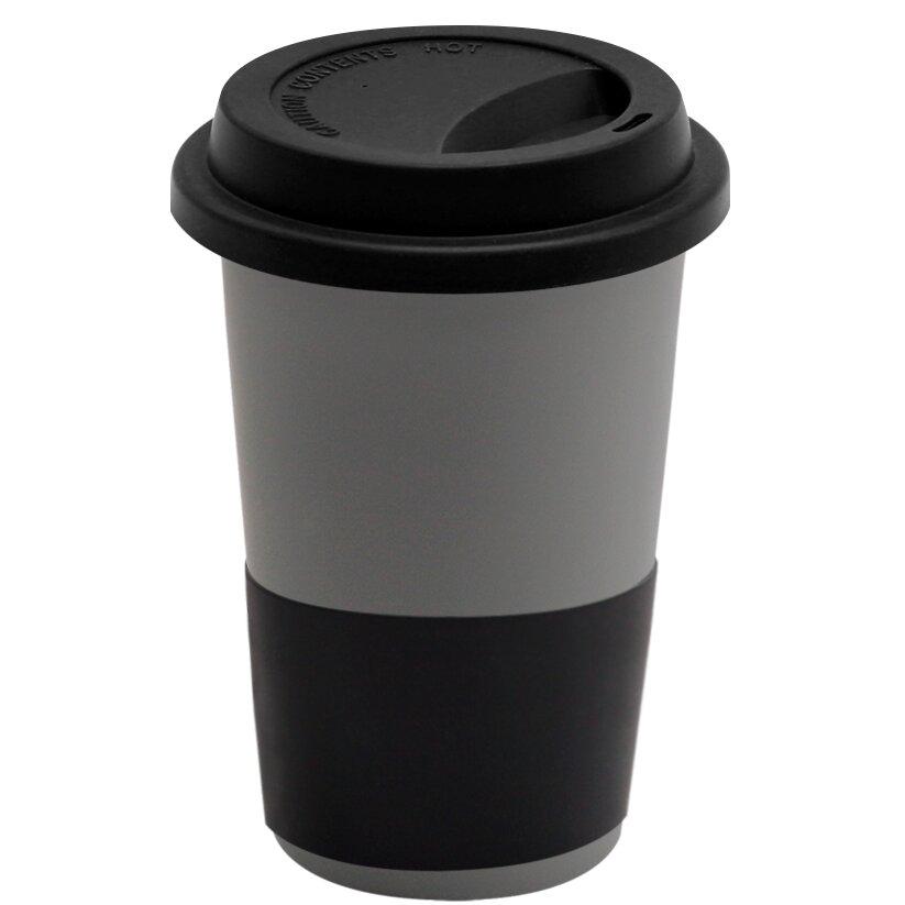 Кружка Magic To Go, серый/черный, фото 1