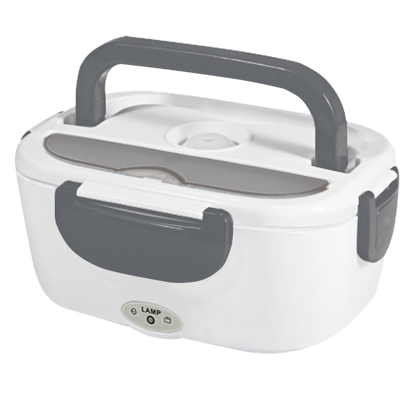 Ланчбокс с подогревом Yummybox, серый, фото 1