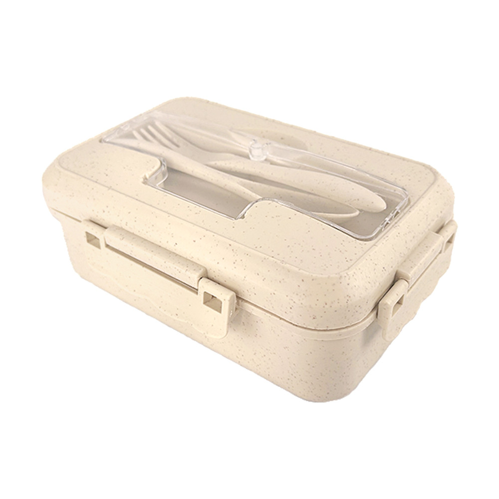 Ланчбокс (контейнер для еды) Sadler, бежевый, фото 1