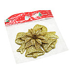 Пластиковое украшение - колокольчики золотистые, золотой, фото 2