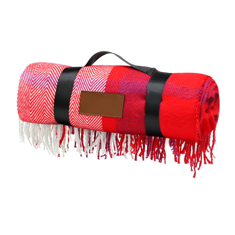 Плед акриловый Glama, красный, фото 1