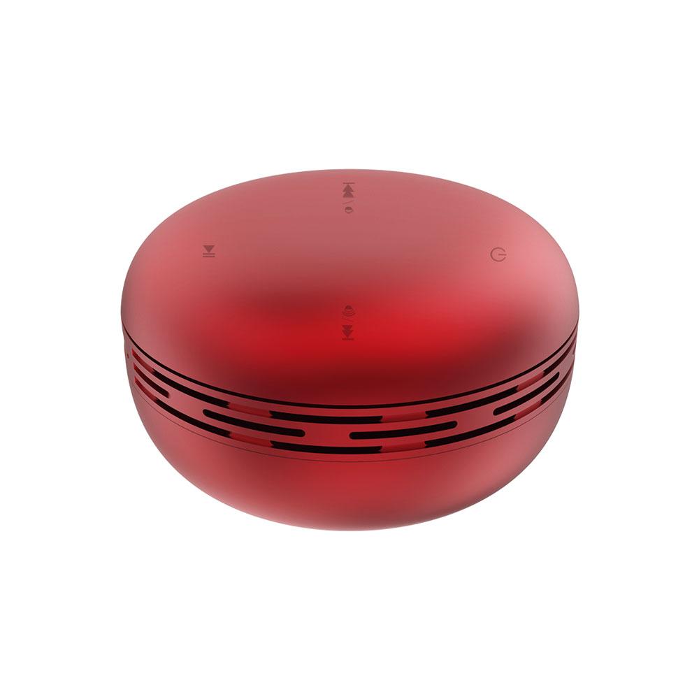 Беспроводная Bluetooth колонка Burger Inpods TWS софт-тач, красный, фото 1