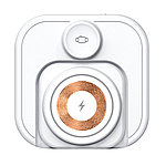 Беспроводная колонка Powerbox 5W с беспроводной зарядкой 15W, белый, фото 5