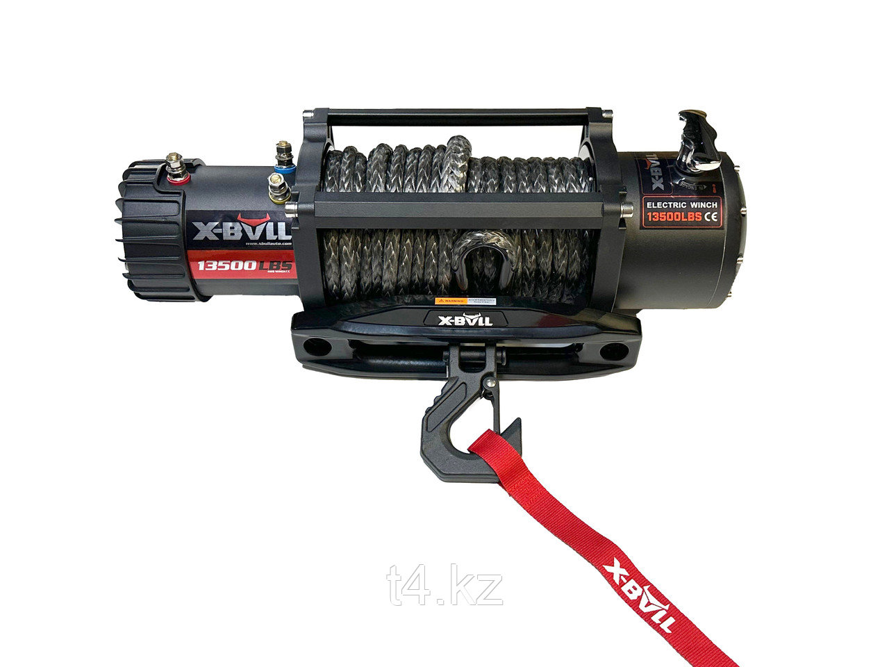 Лебёдка с синтетическим тросом 6124 кг / 13500 lbs 12V - X-BULL