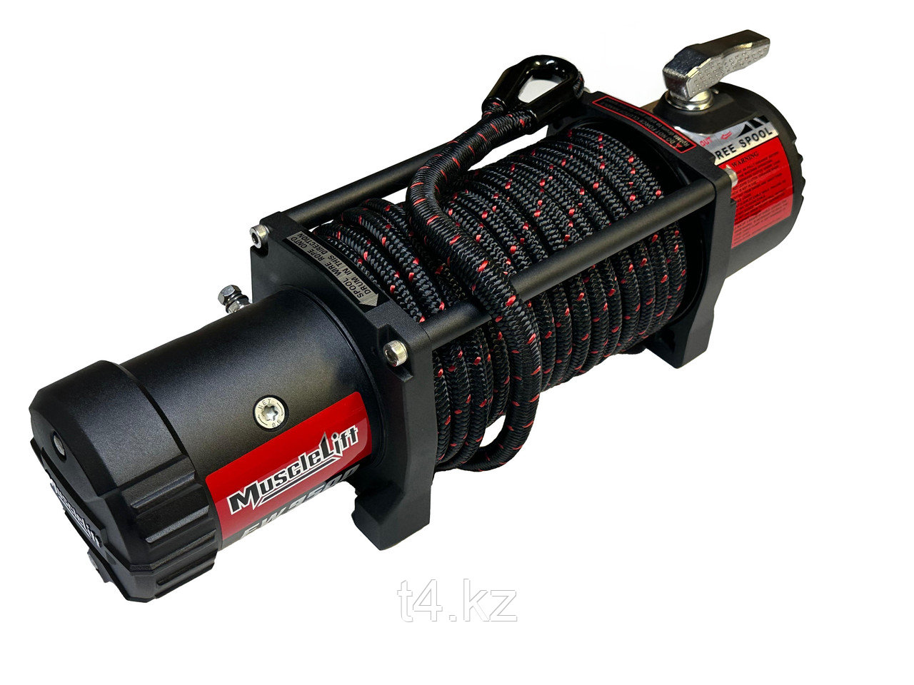 Лебёдка с синтетическим тросом 4309 кг / 9500 lbs 12V - T-MAX MuscleLift