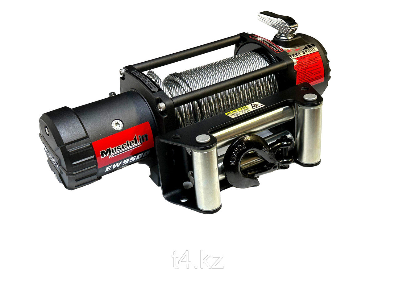 Лебёдка с металлическим тросом 4309 кг / 9500 lbs 12V - T-MAX MuscleLift