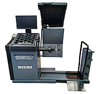 Балансировочный станок KraftWell KRW245TE MAXIMA с ЖК монитором 21,5" для колес грузовых автомобилей