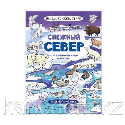 Книжка-картинка для детей. Серия "Найди, покажи, узнай" СНЕЖНЫЙ СЕВЕР, арт. 59039