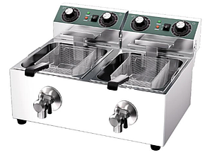 Фритюрница промышленная 17+17 литров (FY-17L-2)