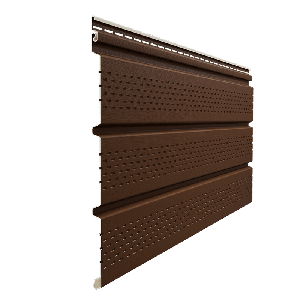 Софит Premium, T4 с полной перфорацией, каштан