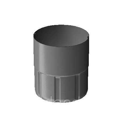 Муфта соединительная для водостока Stal Premium, графит, фото 1
