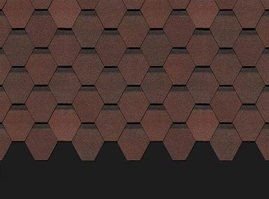 Гибкая черепица Premium, Шеффилд, Зрелый каштан