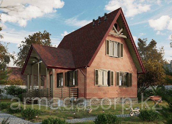 Ламинированная черепица Серия Dragon Europa, красный, фото 2