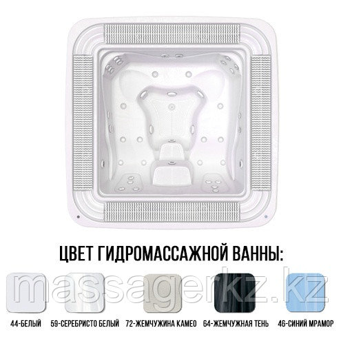 Спа бассейн AquaVia Verona переливной, фото 1